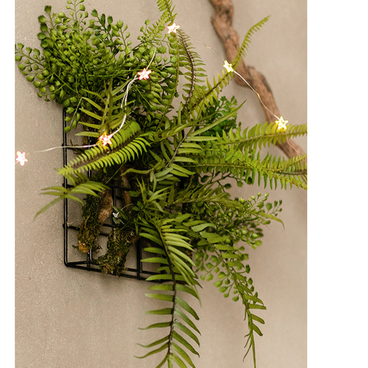 
                      
                        Artificial Faux Plant Metal Frame Wall Décor
                      
                    