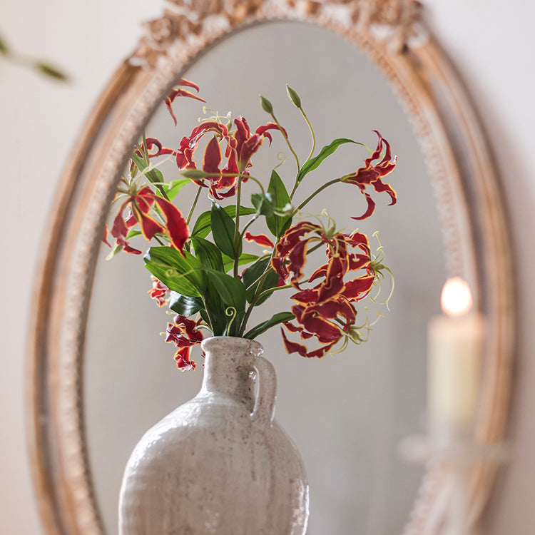 
                      
                        Faux Silk Flower Flame Lily Stem 29" Tall
                      
                    