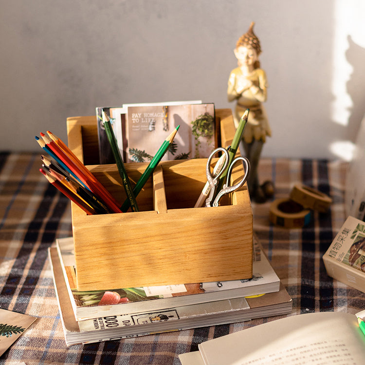 
                      
                        Solid Wood Desktop Organizer, Small
                      
                    