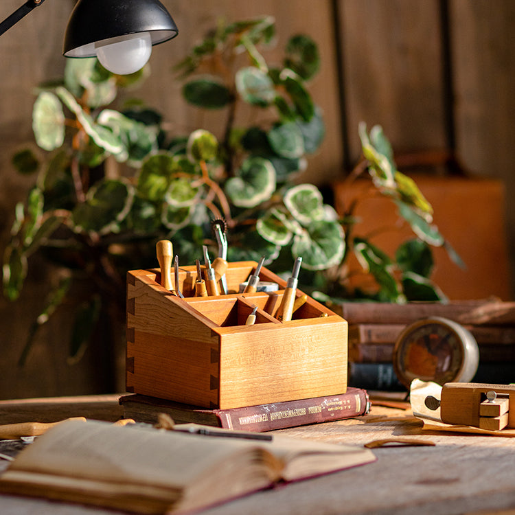 
                      
                        Solid Wood Desktop Organizer, Small
                      
                    