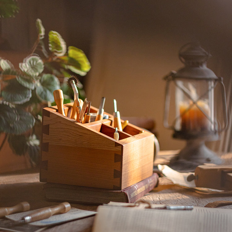 
                      
                        Solid Wood Desktop Organizer, Small
                      
                    