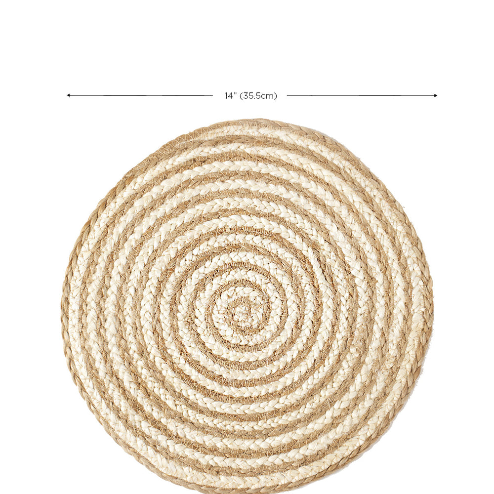 
                      
                        Kata Spiral Placemat, Natural - Set of 4
                      
                    
