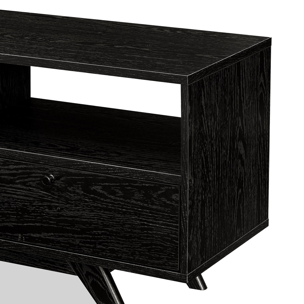 
                      
                        Kela Mid-Century Modern 3-Door TV Stand
                      
                    
