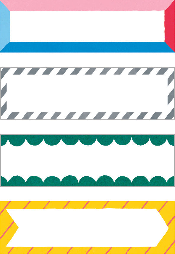 Assorted frame-style KITTA washi tape colors for planners, journals, and scrapbooking projects