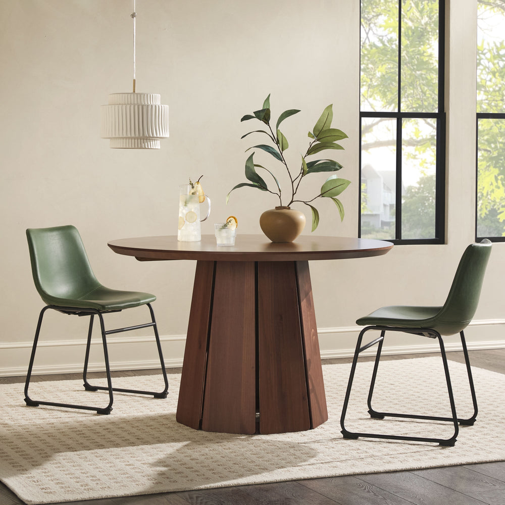 
                      
                        48" Round Solid Wood Pedestal Dining Table
                      
                    