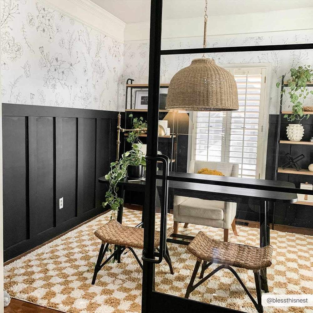 
                      
                        Kieu Yellow & White Checkered Area Rug
                      
                    