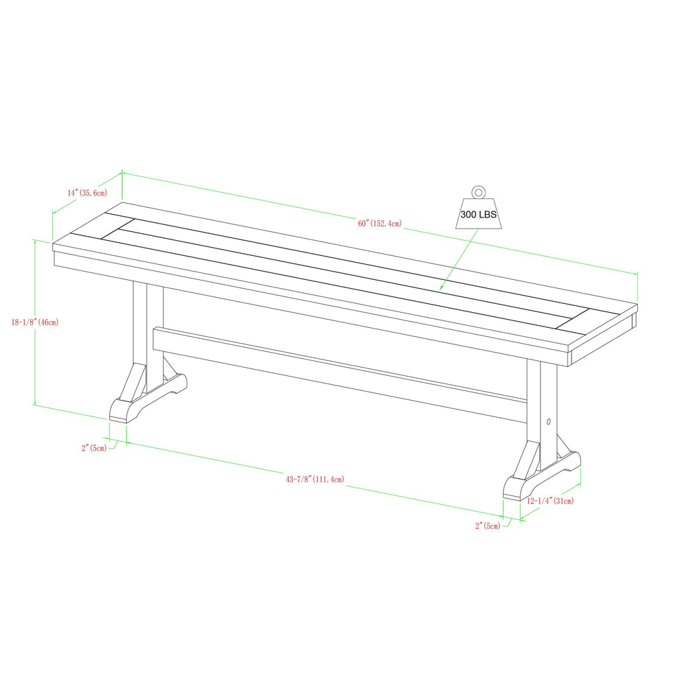 
                      
                        Millwrite Solid Wood Dining Bench
                      
                    
