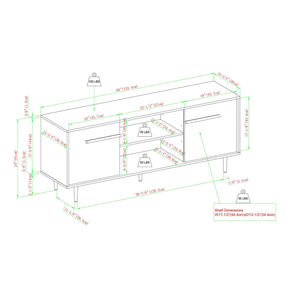 
                      
                        60" 2-Door Modern Media Console
                      
                    