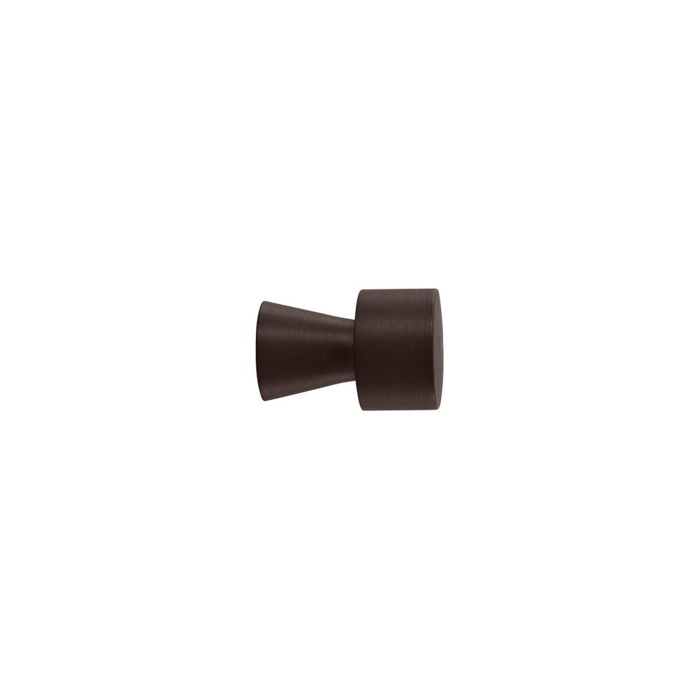 Brown Pin Hook Knobs, Set of 2