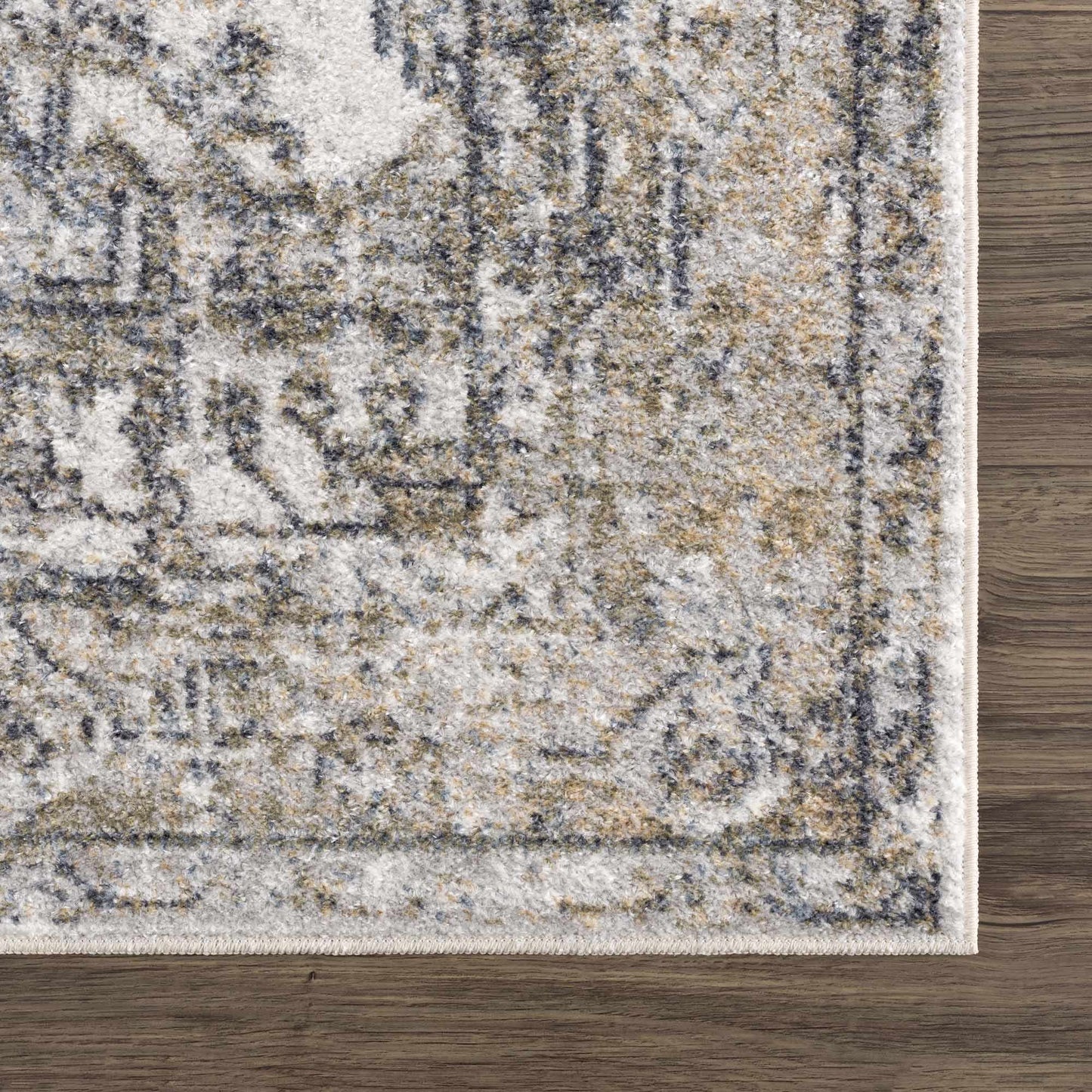 Hera Blue Washable Area Rug