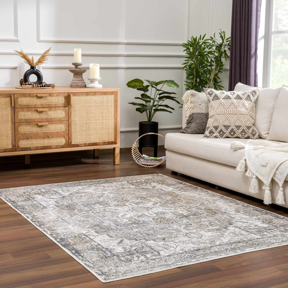 
                      
                        Hera Blue Washable Area Rug
                      
                    