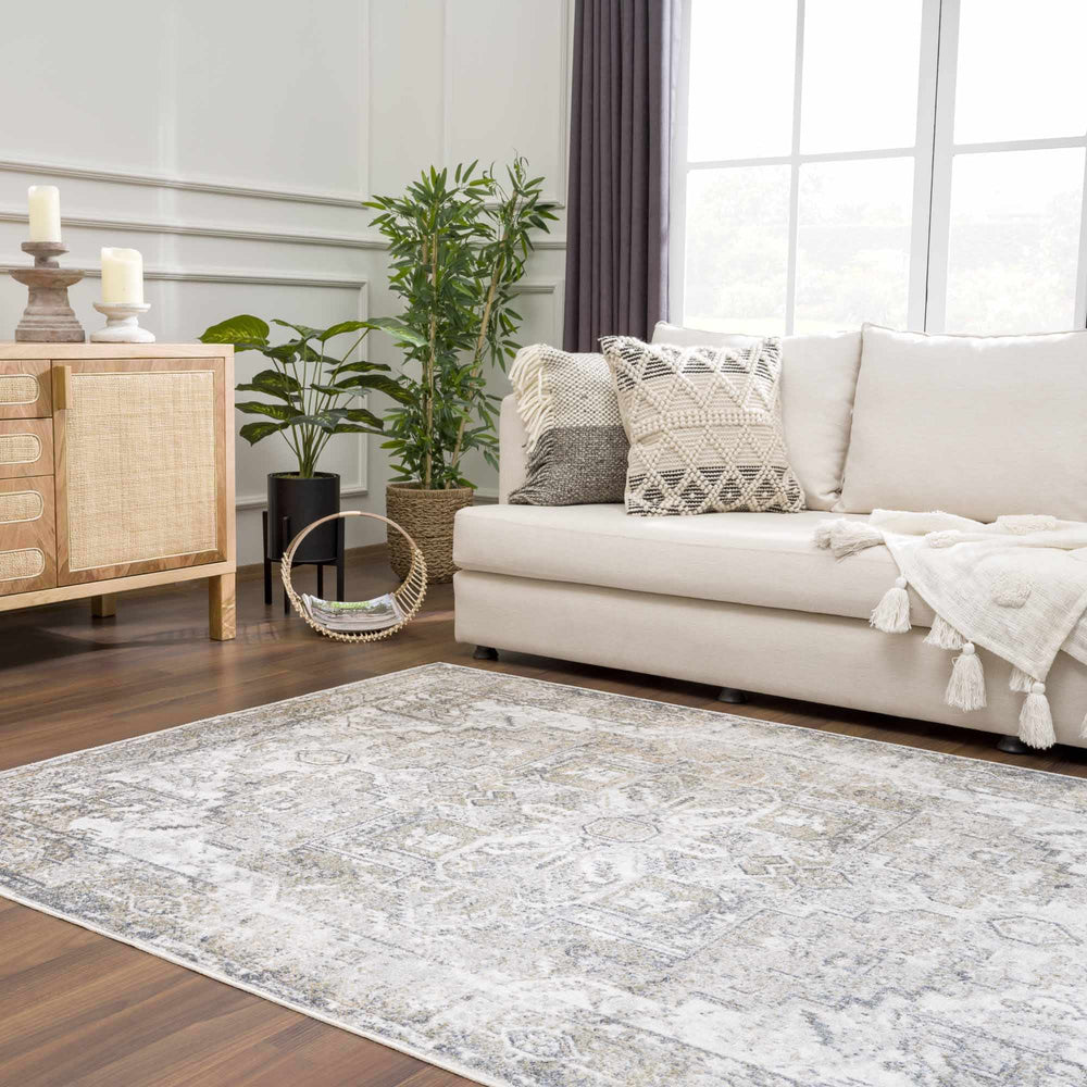 
                      
                        Hera Blue Washable Area Rug
                      
                    