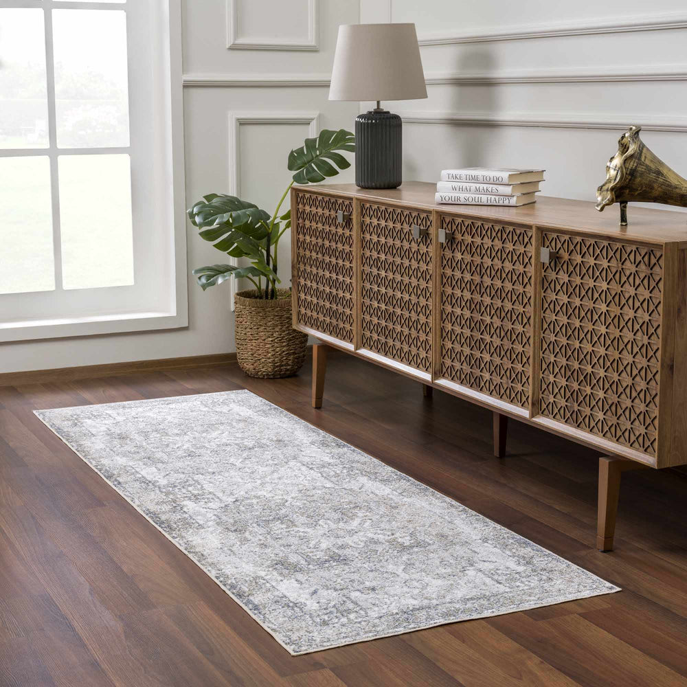 
                      
                        Hera Blue Washable Area Rug
                      
                    