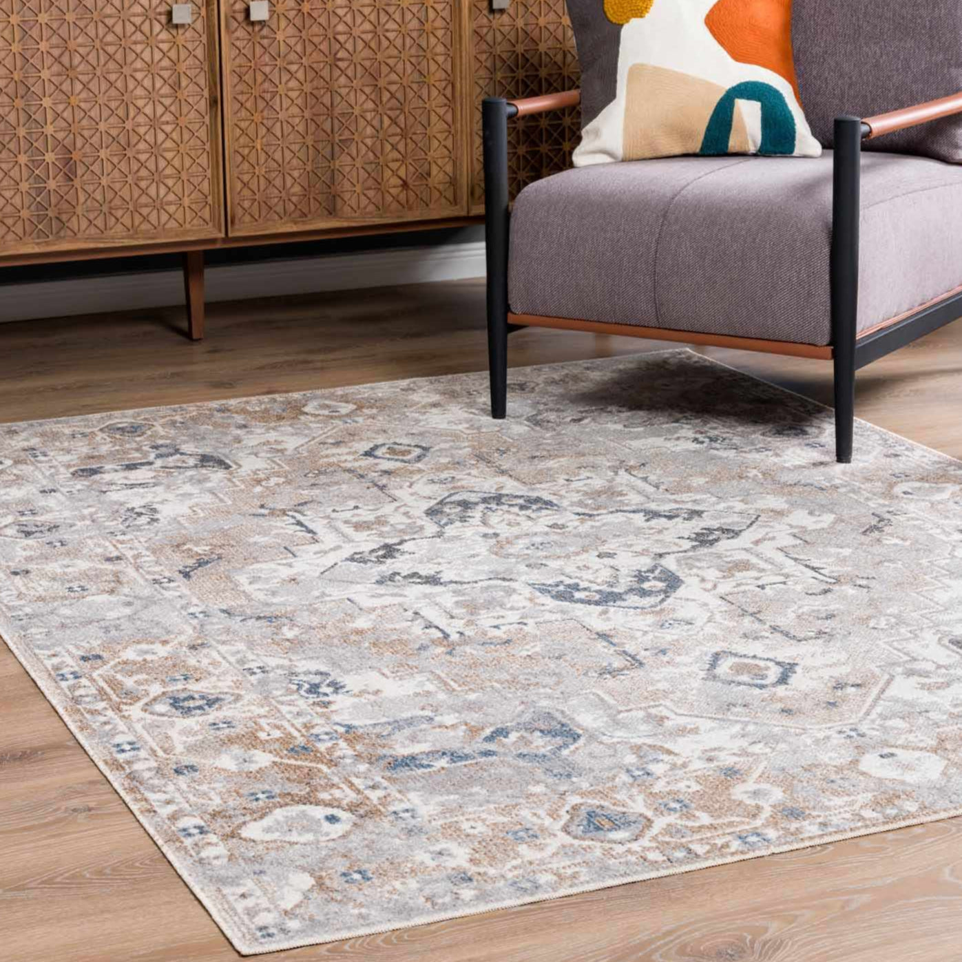 Dobry Washable Area Rug