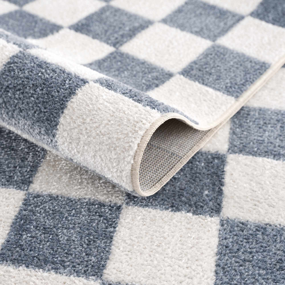 
                      
                        Brone Checkered Washable Area Rug
                      
                    