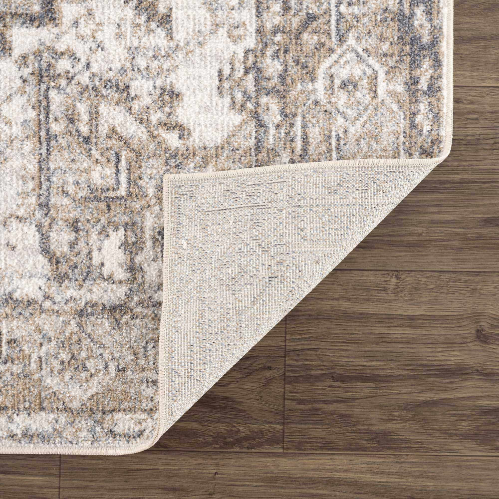 
                      
                        Hera Brown & Cream Washable Area Rug
                      
                    