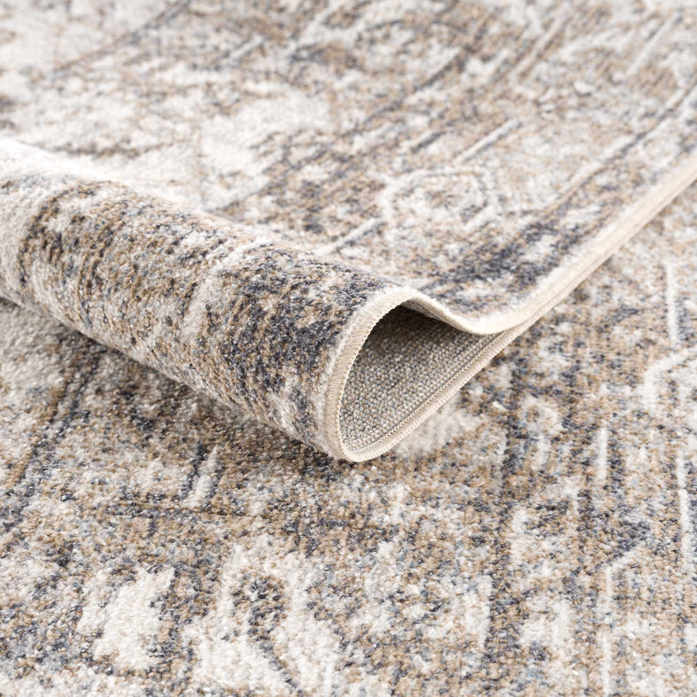 
                      
                        Hera Brown & Cream Washable Area Rug
                      
                    