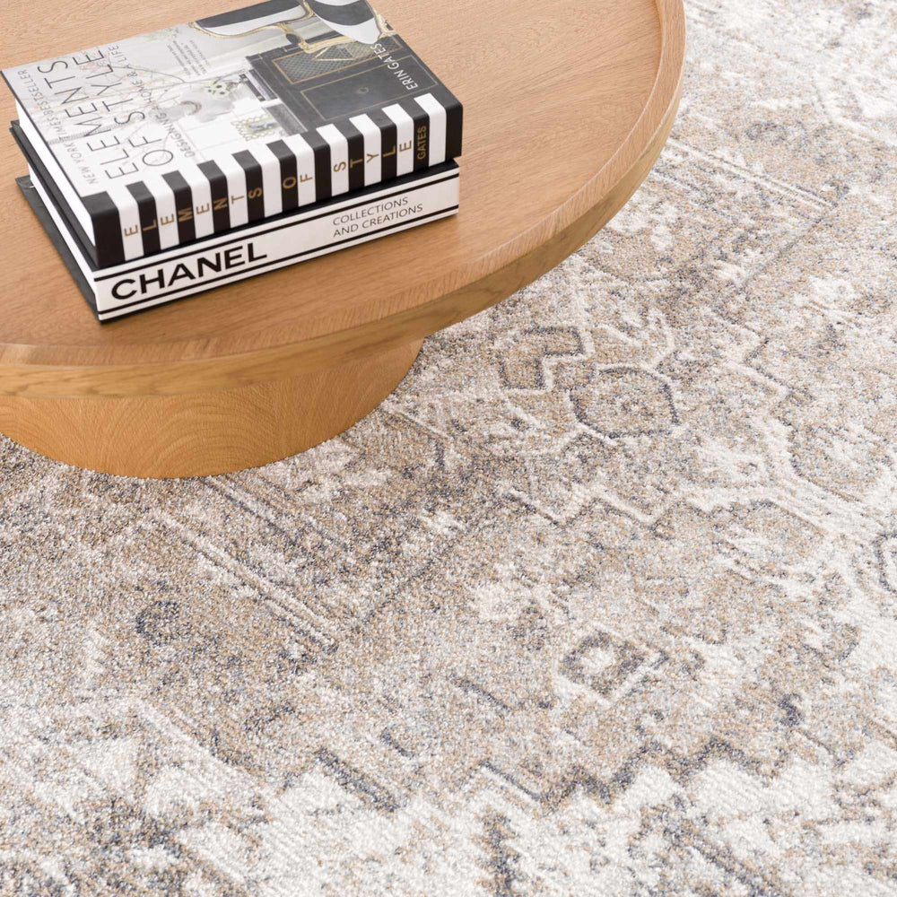 
                      
                        Hera Brown & Cream Washable Area Rug
                      
                    