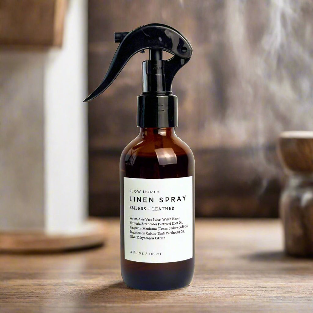 
                      
                        Room & Linen Spray | Embers + Leather
                      
                    