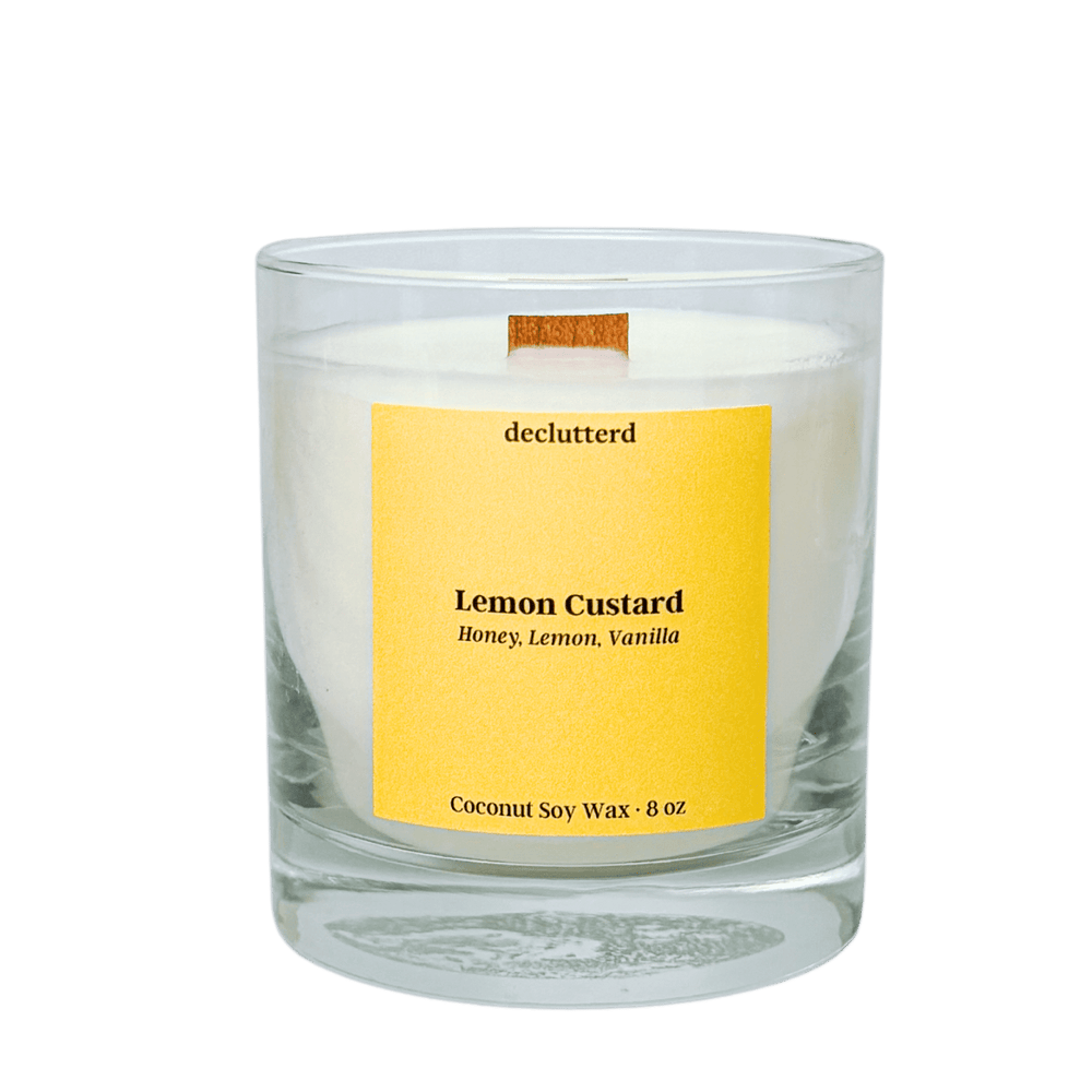 Lemon Custard Wood Wick Candle