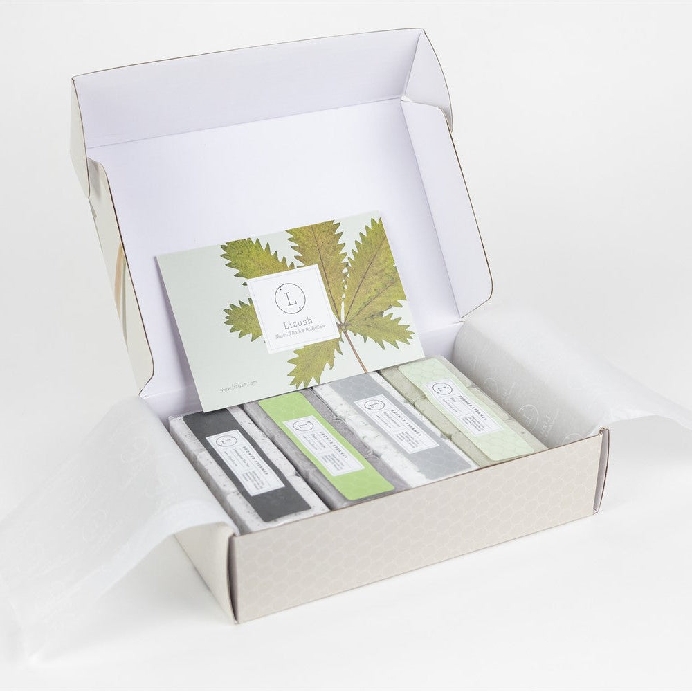 Earthy Scented Shower Steamer Gift Set, Set of 12