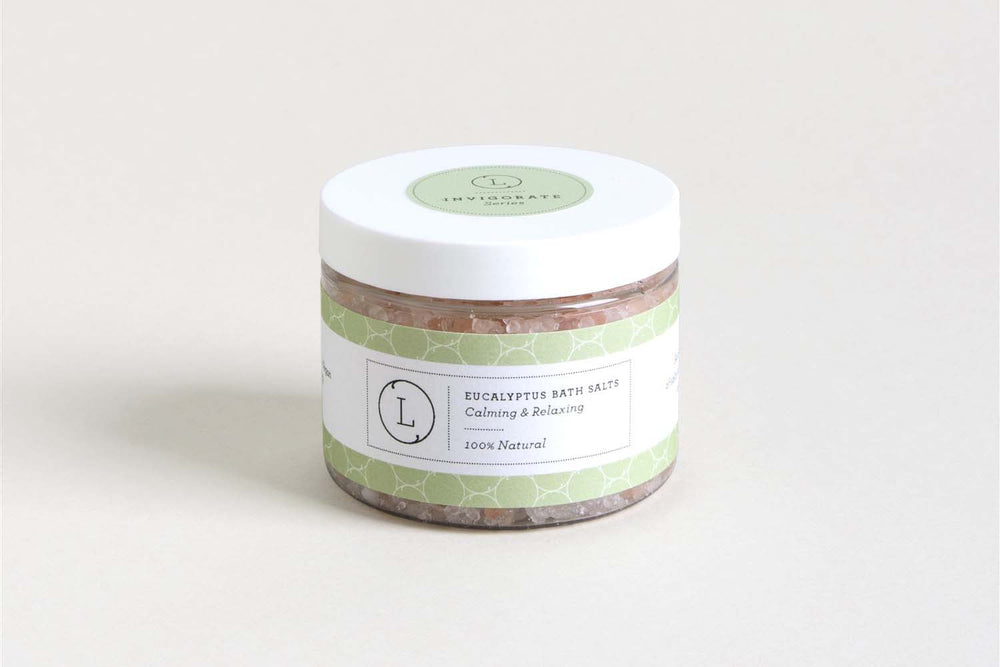 Natural Bath Soak with Epsom and Himalayan Salts, 9 oz - Eucalyptus