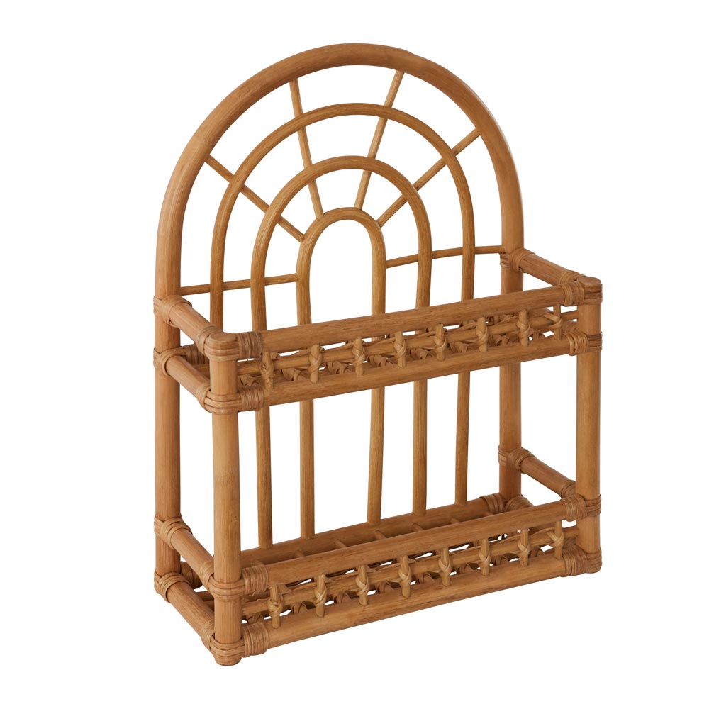 Rainbow Rattan Shelf - Nature