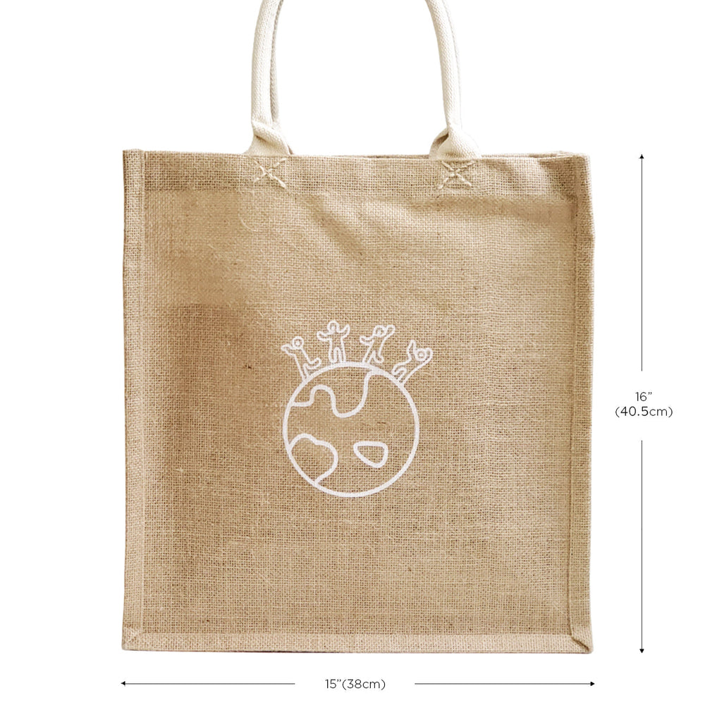 
                      
                        Jute Fabric Market Bag - Earth
                      
                    