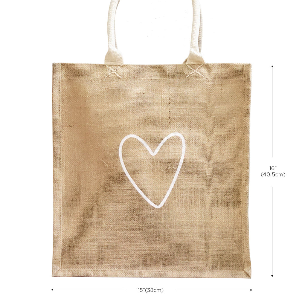
                      
                        Jute Fabric Market Bag - Love
                      
                    
