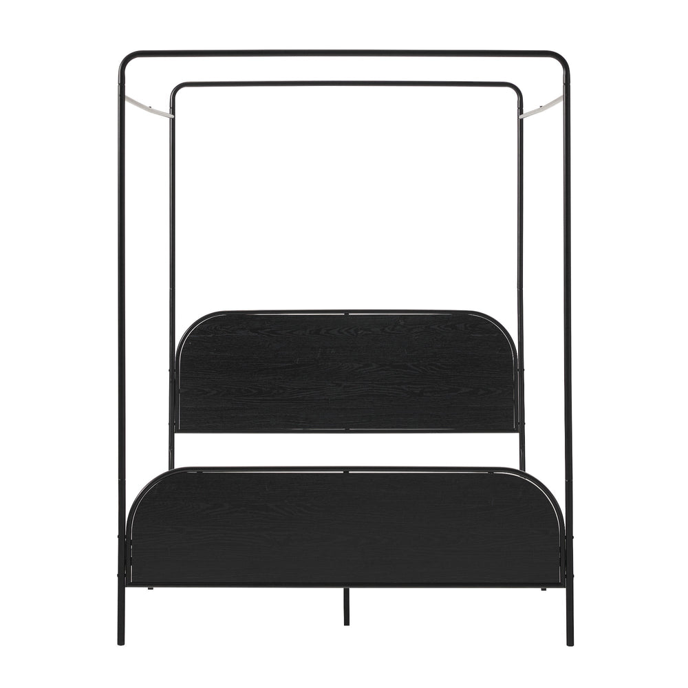 
                      
                        Metro Modern Metal and Wood Canopy Queen Bedframe
                      
                    