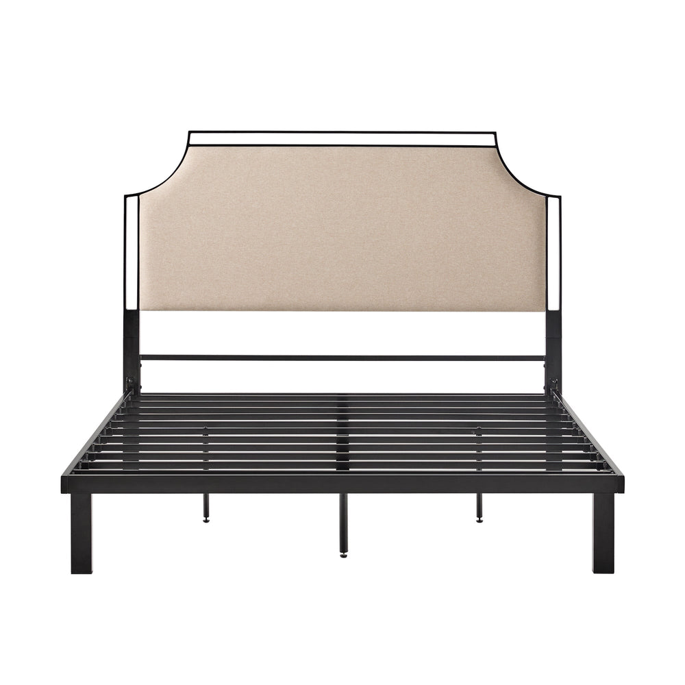 
                      
                        Mimi Upholstered Traditional Metal Queen Bed
                      
                    