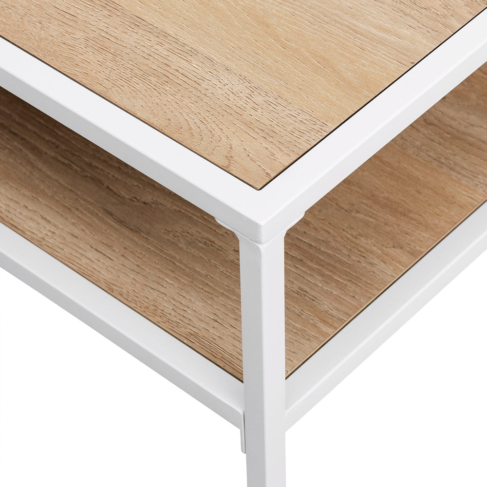 
                      
                        Maya 40" Contemporary Metal Coffee Table
                      
                    
