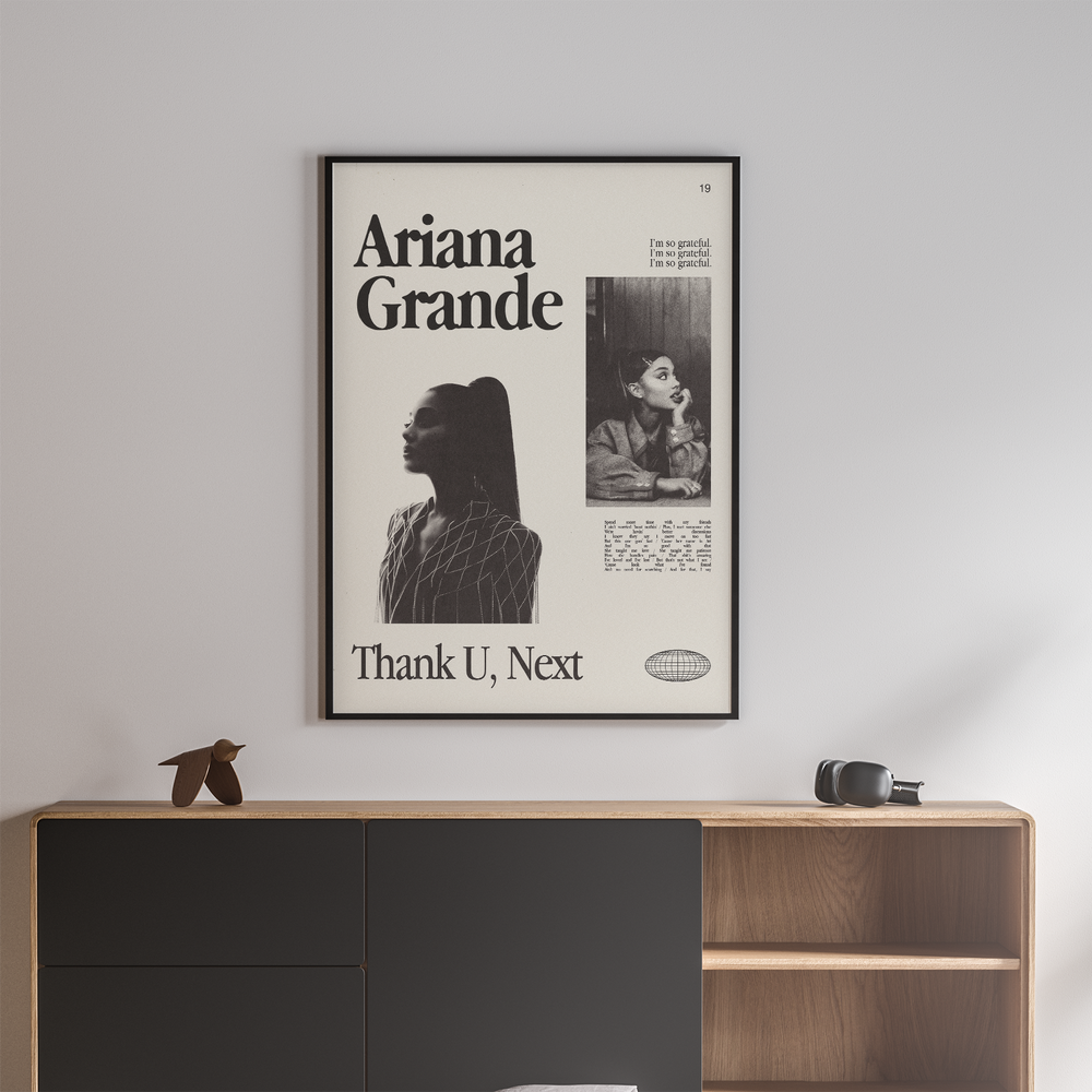 Ariana Grande - Thank U, Next Art Print
