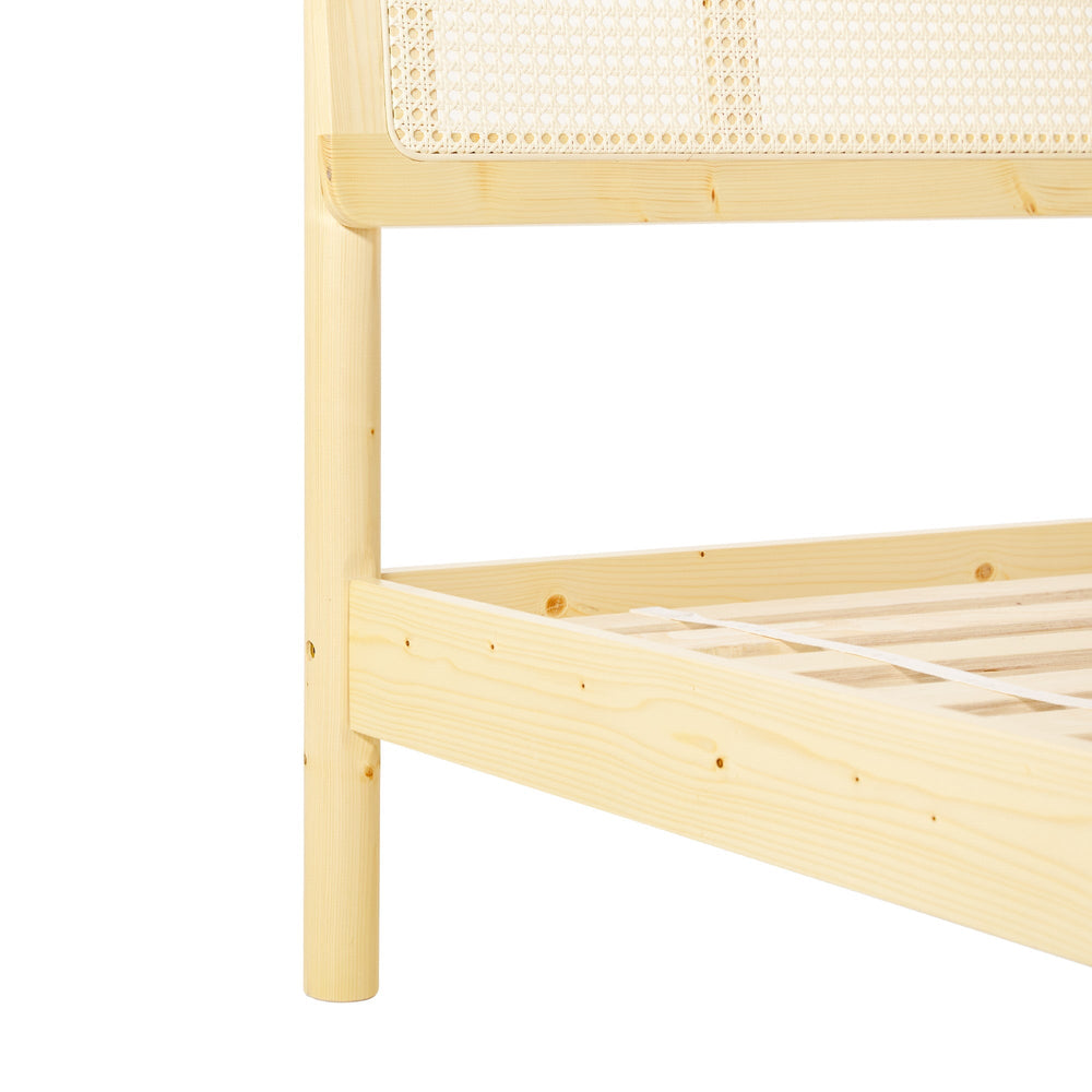 
                      
                        Neru Boho Curved Rattan-Headboard Bed Collection (Queen or King)
                      
                    