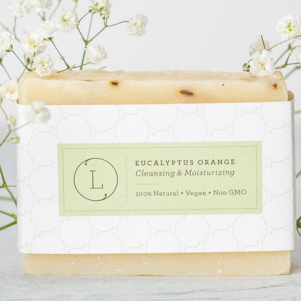 
                      
                        Natural Cold Process Soap Bar with Essential Oils, Eucalyptus
                      
                    