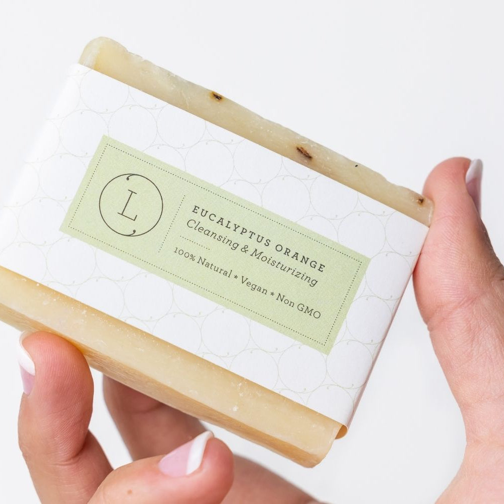 
                      
                        Natural Cold Process Soap Bar with Essential Oils, Eucalyptus
                      
                    