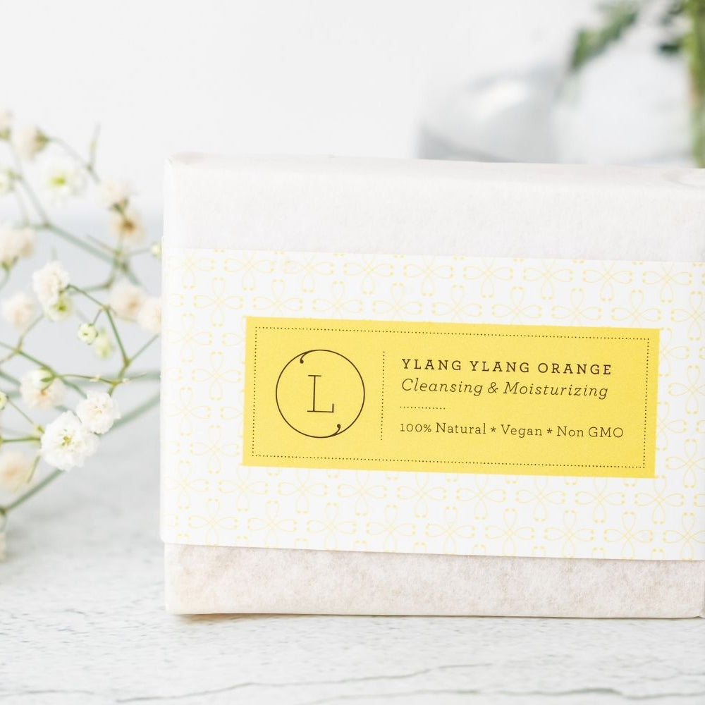 
                      
                        Natural Cold Process Soap Bar with Essential Oils, Orange Ylang Ylang
                      
                    