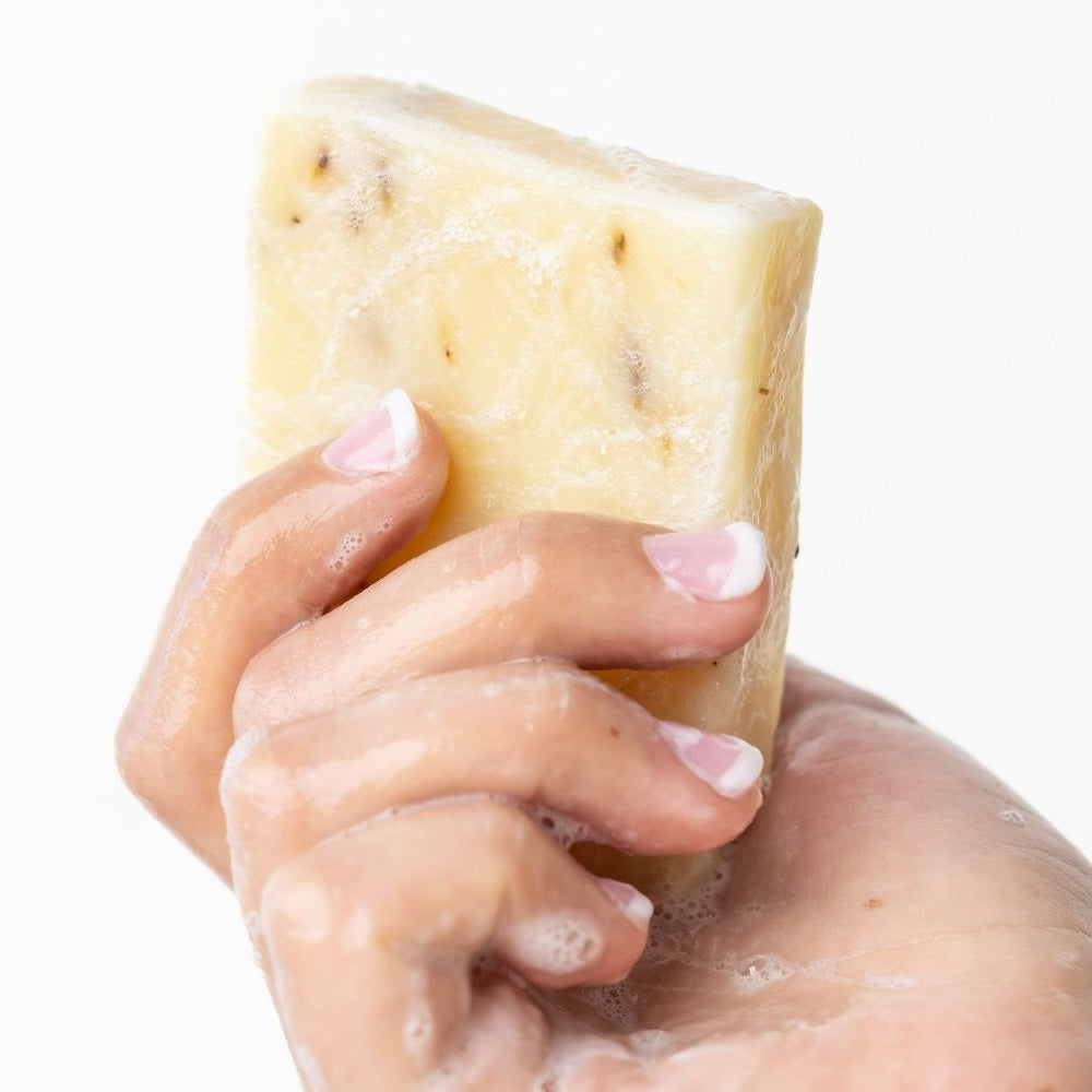 
                      
                        Natural Cold Process Soap Bar with Essential Oils, Lemongrass
                      
                    