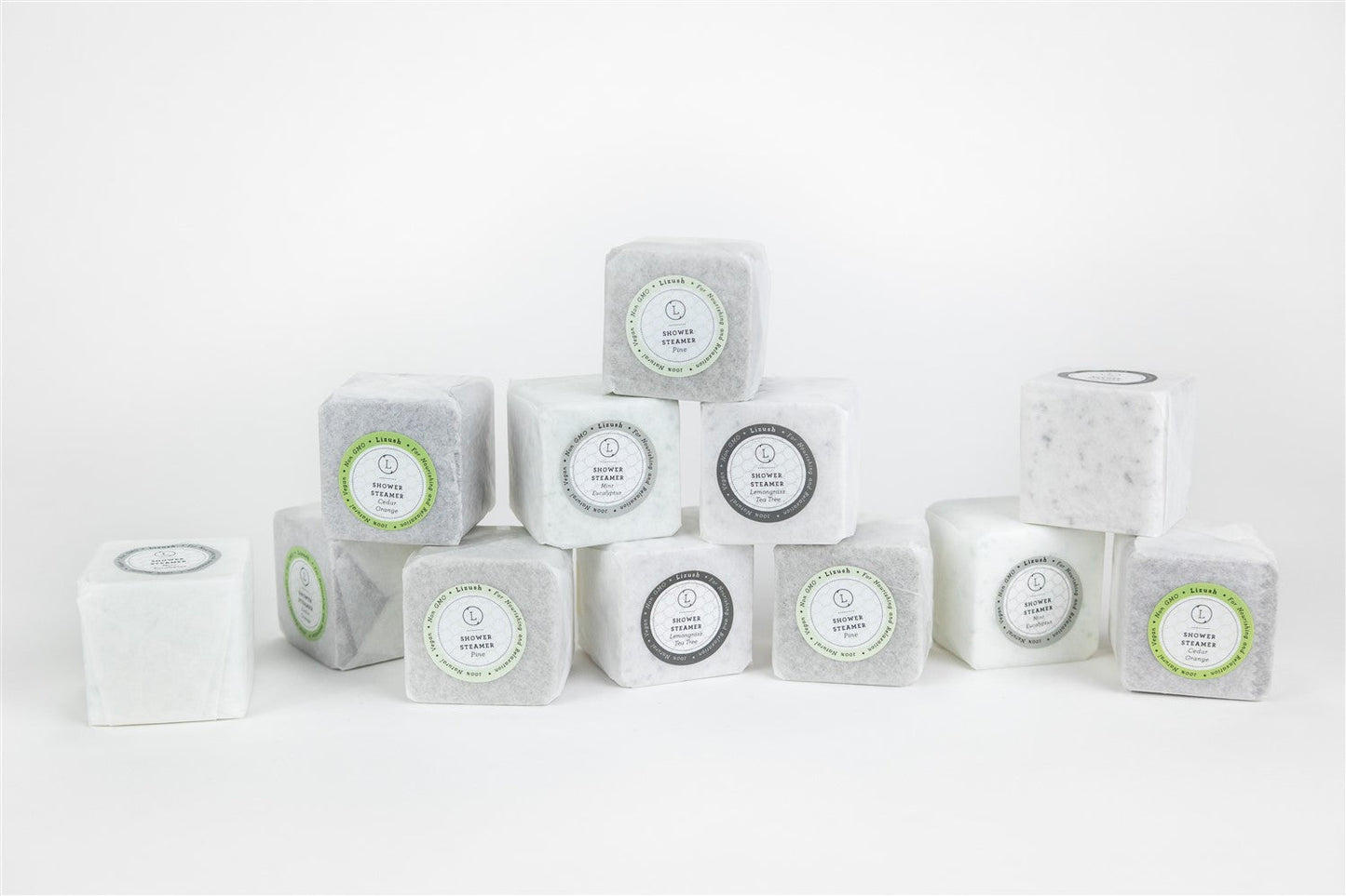 Earthy Scented Shower Steamer Gift Set, Set of 5