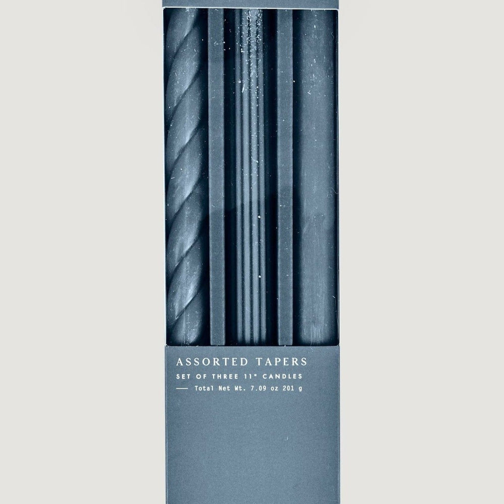 
                      
                        Navy Blue Taper Candles, 11" - Pack of 3
                      
                    