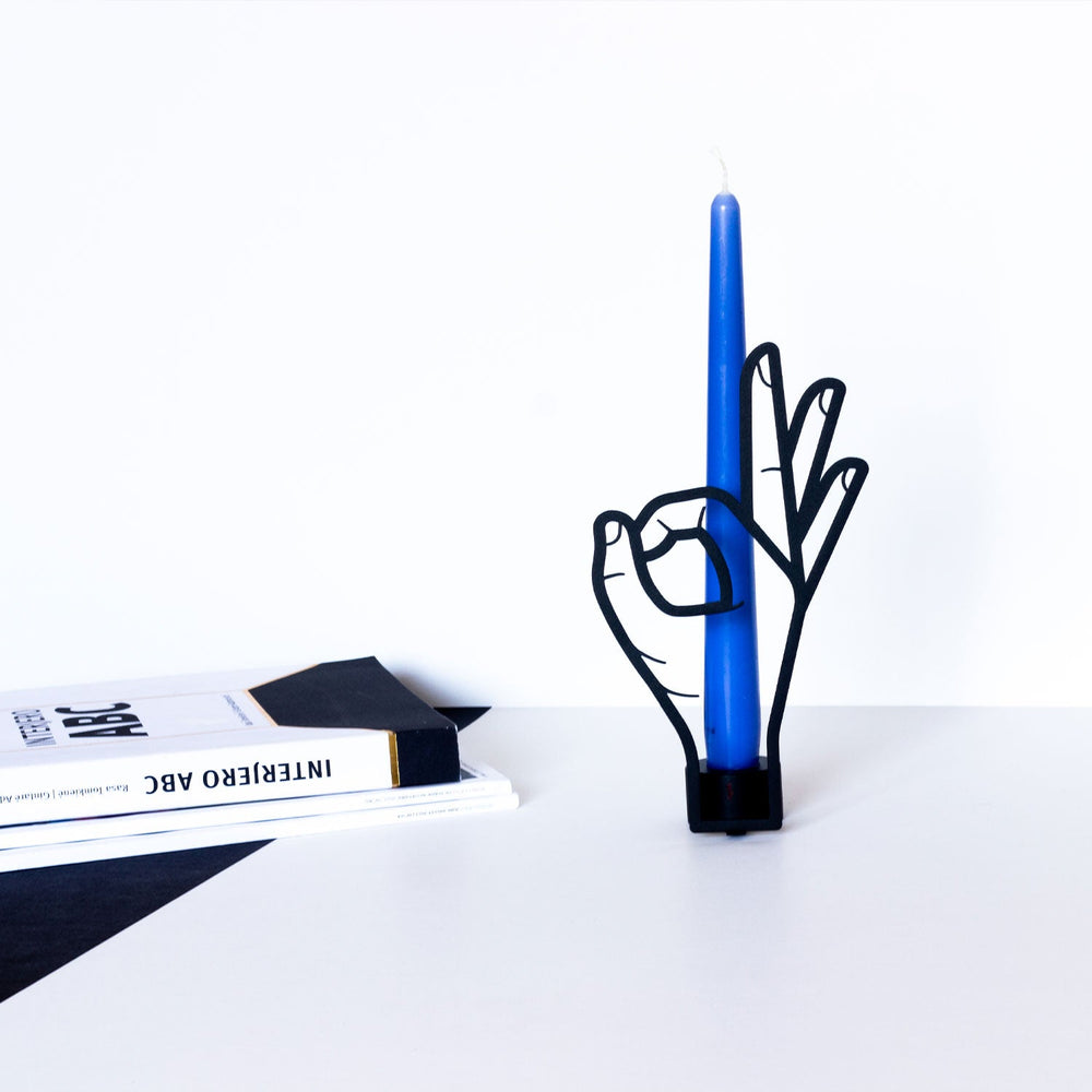 
                      
                        CandleHand Taper Candle Holder - OK
                      
                    