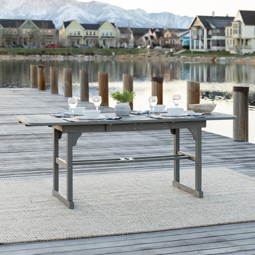 
                      
                        Midland Acacia Wood Outdoor Patio Butterfly Dining Table
                      
                    