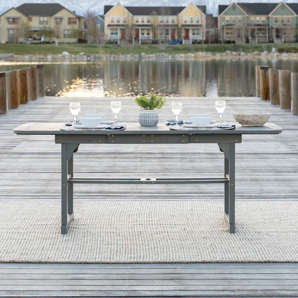 
                      
                        Midland Acacia Wood Outdoor Patio Butterfly Dining Table
                      
                    