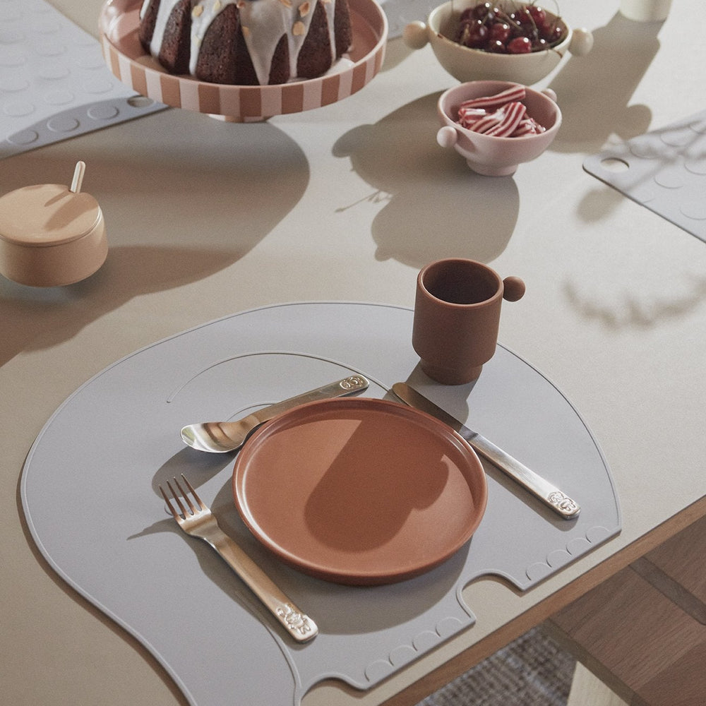 Placemat - Henry Elephant - Pale Blue