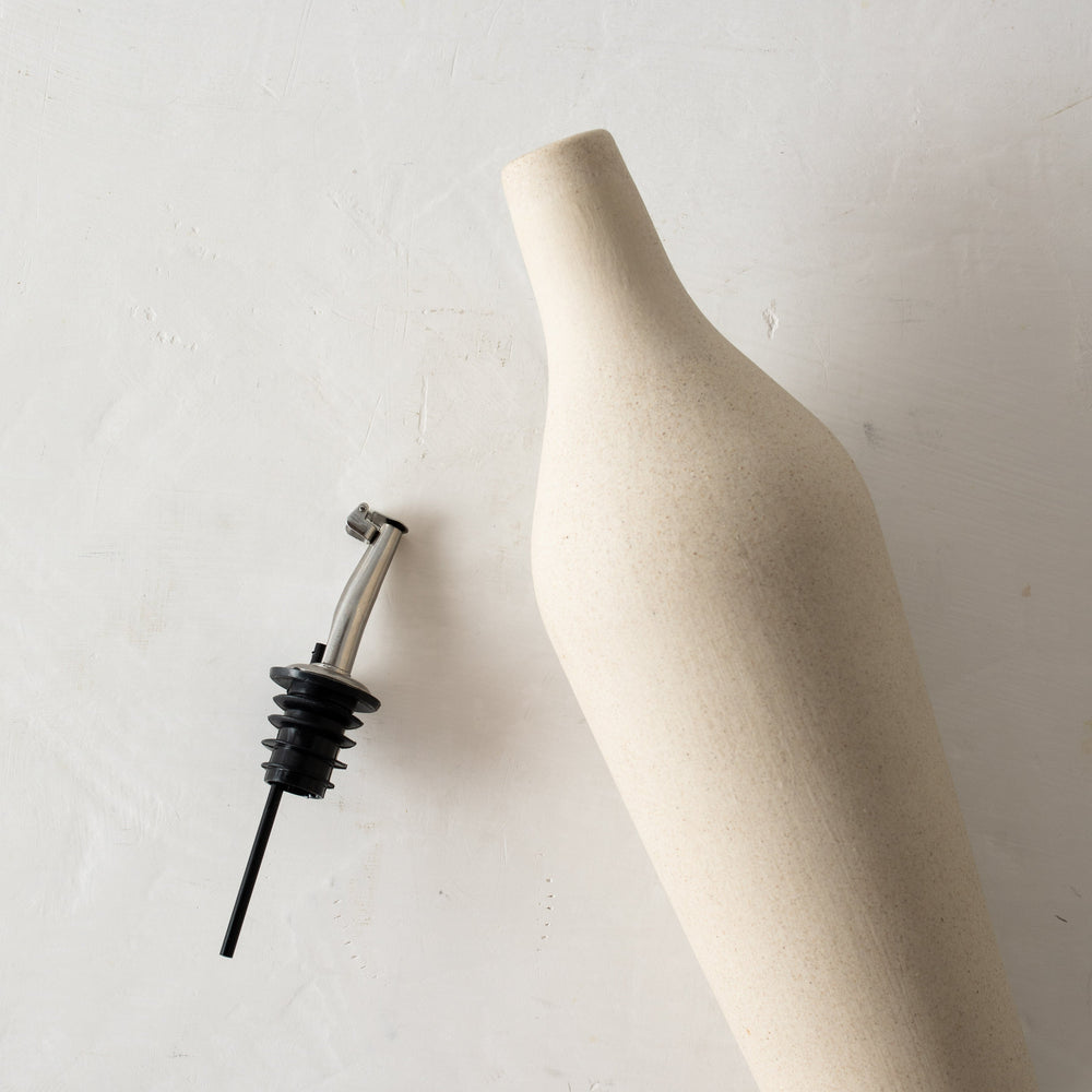 
                      
                        Minimal Oil Cruet | Raw Stoneware
                      
                    