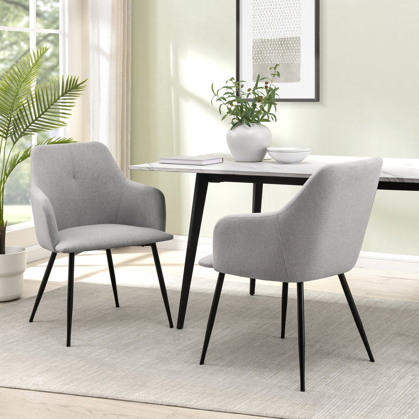 Park Upholstered Dining Arm Chair