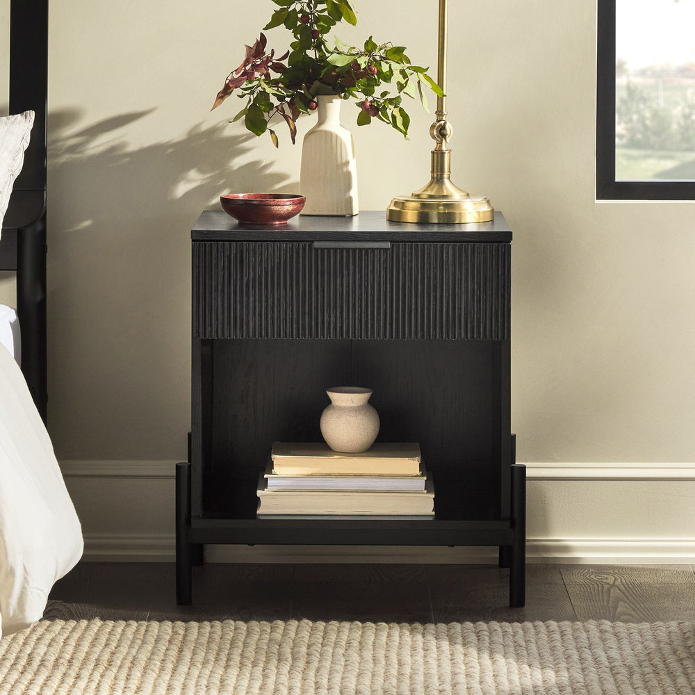 
                      
                        Paris Modern Scandinavian Reeded Nightstand
                      
                    