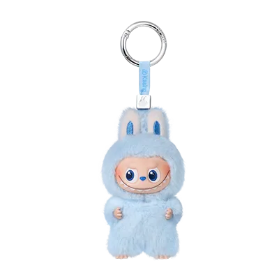 
                      
                        The MONSTERS ‘Pin for Love' mini Labubu keychain (D) with hangtag against a white background
                      
                    