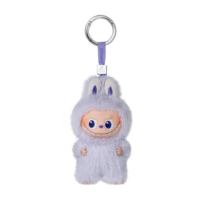 
                      
                        The MONSTERS ‘Pin for Love' mini Labubu keychain (E) with hangtag against a white background
                      
                    