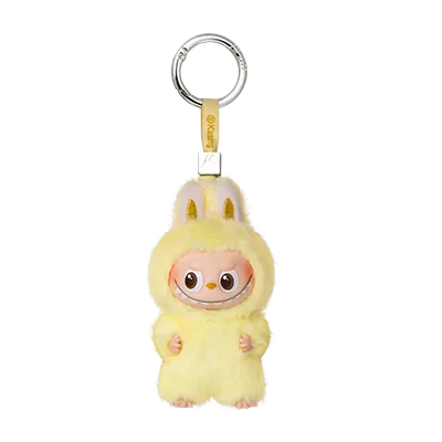 
                      
                        The MONSTERS ‘Pin for Love' mini Labubu keychain (F) with hangtag against a white background
                      
                    